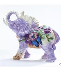 Elefante de cerâmica porcelana lubricious pansy arca vinho varanda lâmpada de cabeceira da mesa de escritório lugares casamento cavalo escultura estátua do animal vivo 2024 - compre barato