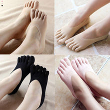Hot Fashion Funny Five Finger Toe Sock Women Slippers Invisibility Socks Low Cut Solid Socks Breathable Socks 2024 - buy cheap