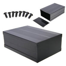 Caja de aluminio de alta calidad, caja de circuito, proyecto electrónico negro, 150x105x55mm para unidades de fuente de alimentación de placa de datos 2024 - compra barato