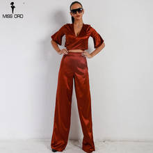 Missord 2019 Sexy Women Two Pcs  Set Solid Color Overalls Female Romper Elegant  Jumpsuit FT9310 2024 - buy cheap