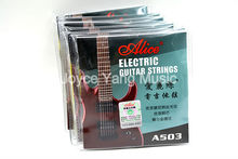 10 Sets of Alice A503-L/SL Electric Guitar Strings Steel Core Plated Steel&Nickel Alloy Wound String Free Shipping Wholesales 2024 - buy cheap