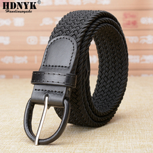HDNYK-cinturones elásticos de gran calidad para mujer adulta, tejido elástico informal, sólido, 100-120cm, para modelado de Vaqueros 2024 - compra barato
