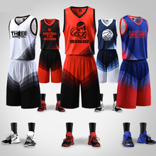 Conjunto de camisa de basquete com retorno, masculina, faça você mesmo, novo, uniformes de treinamento de retorno, trajes personalizados 2024 - compre barato