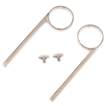 2 Pieces Trumpet Slide Finger Ring with Fix Screws for Trumpet Brass Instrument Replacement Parts 2024 - buy cheap