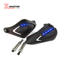 Protector de mano para motocross, accesorio colorido para moto, con luz LED de señalización de giro, protección de motocicleta, 1 par 2024 - compra barato