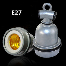 LanLan E27 Aluminum Retro Lamp Holder Ceramic Heat Screw Bulb Base Socket Vintage Ceiling Light Adaptor 2024 - buy cheap