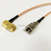 Nuevo convertidor de enchufe macho SMA interruptor de conector de ángulo recto conector macho FME Cable RG316 adaptador de 15 CM 6" 2024 - compra barato