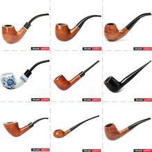 MUXIANG Classical Wood Smoking Pipe  Rosewood Or Ceramic Tobacco Pipe With  3mm Or 9 mm Filter  Free Accessories ad0009-aa0316S 2024 - buy cheap