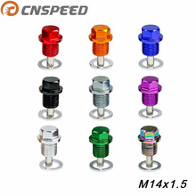 CNSPEED M14*P1.5MM Engine Dress Up Magnetic Oil Drain Plug Package Oil Sump drain Plug Oil Drain Nut Oil Sump drain Nut Bolt 2024 - buy cheap