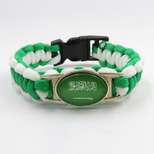 infinity love Saudi Arabia bracelet Saudi Arabia country bracelet  fashion man and woman handmade rope bracelet 2024 - buy cheap