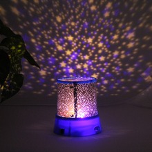 1 Pc ABS Rotation Star Sky Luminous Light Lamp Night Projector with USB Cable Romantic Decoration Kids Toy Random Color 2024 - buy cheap