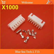 1000 sets 7 Pin XH 180 angle Pin Connector 2.54mm XH-7P Kits for PCB/Automotive/electronic circuit ect.Free Shipping 2024 - buy cheap