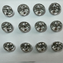 Botones de costura de diamantes de imitación, accesorio redondo de resina con reverso plano, para manualidades de costura y álbum de recortes, 100mm/13mm, 11,5 Uds., nuevo 2024 - compra barato