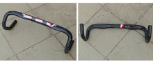 Manillar de fibra de carbono para bicicleta de Ciclismo de Carretera, 31,8mm, 400mm , 420mm, 440mm, fibra de carbono, color rojo y blanco 2024 - compra barato
