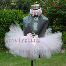 Эксклюзивная юбка-пачка розового и белого цвета, Детский костюм на день рождения вечерние вечерняя танцевальная юбка-пачка, одежда для маленьких девочек, детская одежда 2024 - купить недорого