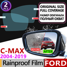 Для Ford C-MAX mk1 mk2 2004-2019 полное покрытие противотуманная пленка для зеркала заднего вида противотуманные аксессуары Focus C MAX Grand CMAX 2010 2011 2024 - купить недорого