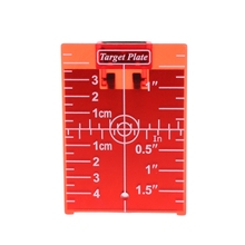 Magnetic Red Laser Target Board Plate for Rotary Cross Line Laser Level Distance Measure 2024 - compre barato