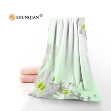 Orchid Flower Towels Microfiber Bath Towels Travel,Beach,Face Towel Custom Creative Towel Size 35X75cm,70X140cm A8.8 2024 - buy cheap