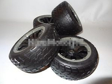 King Motor 1/5 Buggy Road Tarmac Wheels 4 Set Tires Fit HPI Baja 5B SS 2.0 Rovan 2024 - buy cheap