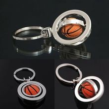 3D спортивный вращающийся футбольный мяч/брелок баскетбол брелок кольцо брелок мяч для родственников друзей HG7220-7221 2024 - купить недорого