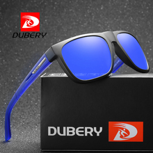 DUBERY Polarized Sunglasses Men Driver Shades Male Sun Glasses For Men Square Color Mirror Luxury Brand Summer Oculos UV400 2024 - buy cheap