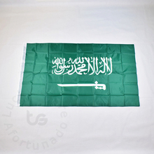 Флаг Саудовской Аравии 90*150 см, баннер, подвесной Национальный флаг Саудовской Аравии для встреч, парадов вечерние, подвеска, украшение 2023 - купить недорого