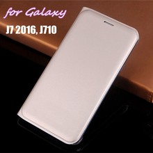 Тонкий чехол-книжка с бумажником, кожаный чехол с держателем для карт, чехол для телефона, чехол-кобура для Samsung Galaxy J7 2016 J710 J710F J710H 2024 - купить недорого