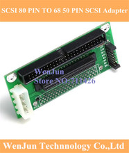 SCSI SCA 80 PIN TO 68 50 PIN SCSI Adapter SCA 80 PIN TO SCSI 68 IDE 50 Free Shipping Wholesale 2024 - buy cheap