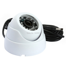 White Indoor plastic 1080P CMOS OV2710 UVC MJPEG&YUY2 mini dome ir infrared cctv home security dome usb camera android webcam 2024 - buy cheap