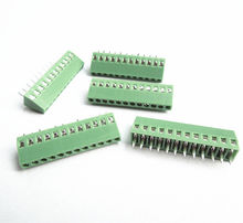 5pcs 12 Poles/12 Pin 2.54mm/0.1" PCB Universal Screw Terminal Block Connector 2024 - buy cheap