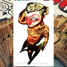Nu-TATY Comedian временная татуировка боди-арт, 12*20 см флеш-тату наклейка s, водонепроницаемая поддельная тату-Наклейка на стену 2024 - купить недорого