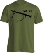 Camiseta de manga corta para hombre, prenda de vestir, a la moda, estilo de marca, personalizado, Mg 42, Alemania, Wehrmacht, pistola, nueva, 2019 2024 - compra barato