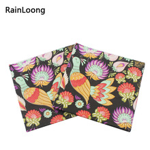 [Rainloong] guardanapo de papel para festa, estampa de tecido, decoração de guardanapo, 33*33cm, 1 pacote (20 tamanhos) 2024 - compre barato