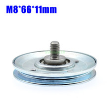 10pcs U M8*66*11mm10*66*11mm 66mm elevator door metal hanging wheel, groove V slot U roller, wire rope wheel, 6200 bearing 2024 - buy cheap