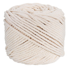 5mm Macrame Rope Natural Beige Cotton Twisted Cord Artisan Hand Craft 2024 - buy cheap