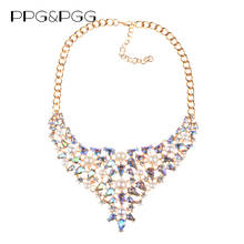 PPG&PGG Hot Brand Bohemian Wedding Simulated Pearl Statement Necklace For Women Beads Collar Pendant Chokers Necklace 2024 - buy cheap