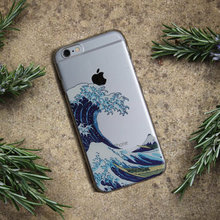 The Great Wave off Kanagawa Soft TPU Phone Case Cover Capas Fundas For iPhone 12 13 11 Pro Max Mini 7 8Plus12 SE XS Max 2024 - buy cheap