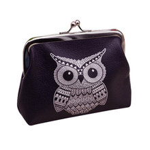 Bags for women 2019 Womens Owl Wallet Card Holder Coin Purse Clutch Handbag New Brand Leather Women Wallet Female Zipper Wallet 2024 - buy cheap
