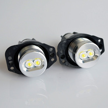 2 Pieces(1 Set) 2*6W 12W LED Marker Angel Eyes for White Red Yellow Blue for E90 E91 2024 - buy cheap