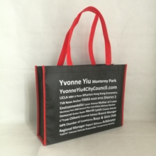 wholesales 1000pcs/lot Foldable fabric non woven bags with customized logo handle tote bag reusable shopping bags free shipping 2024 - buy cheap