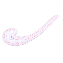 Comma Shaped Affordable 11.8" Long  Plastic Transparent French Curve Ruler Spline Sewing 2024 - buy cheap