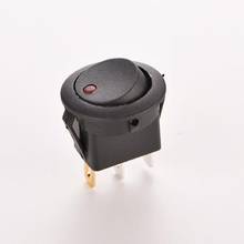 1PC New Red ON-OFF Push Button Switches DC 12V 16A Car Round Rocker Boat LED Light Toggle SPST Switch 2024 - buy cheap