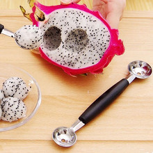 Stainless Steel Spoon Double-end Melon Baller Scoop Fruit Spoon Ice Cream Cooking Tool kitchen Accessories 2024 - buy cheap