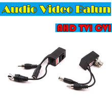 AHD/CVI/TVI CCTV Camera Audio Video Balun Transceiver BNC UTP RJ45 Video Balun with Audio Video and Power over CAT5/5E/6 Cable 2024 - buy cheap