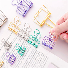Luxury high quality 93 Multicolor Metal Binder Clip Clamp Paper Bookmark Clips Student School Office Supplies 2024 - buy cheap