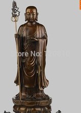 Bronze statue copper Large bodhisattva ksitigarbha decoration buddha bronze statue buddha crafts decoration 2024 - buy cheap