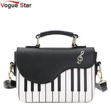 Female Embroidery Crossbody Bags for Women Messenger Bag Ladies Piano keys Pu Leather Handbag Women Small Shoulder Bags L17 2024 - buy cheap