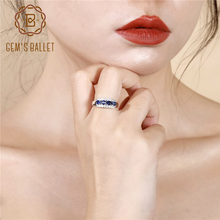 Женское Винтажное кольцо с сапфиром, из серебра 925 пробы 2024 - купить недорого