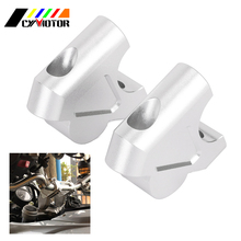 Adaptador riser de braçadeira para guidão de motocicleta, de alumínio cnc para bmw r1200gs r 1200gs lc adv 2013 2014 2015 13 14 15 16 17 2024 - compre barato