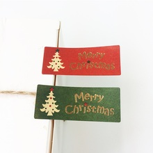 Adesivo de selo selo vermelho e verde, etiqueta clássica de natal para lojas de assar, presente diy, decoração de cartões de agradecimento, 1000 2024 - compre barato
